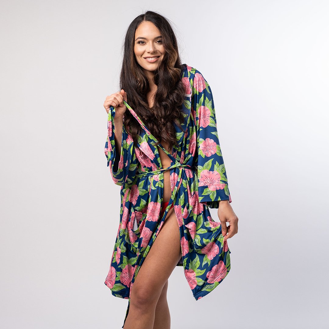 Bayahibe Rose: Lounge AnyWear Robe - Plover Robes