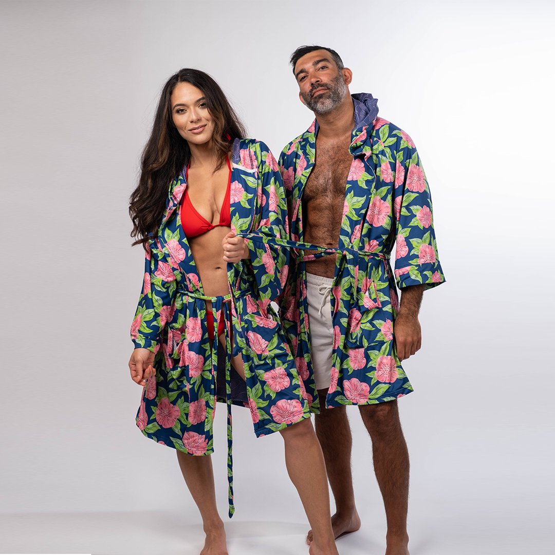 Bayahibe Rose: Lounge AnyWear Robe - Plover Robes