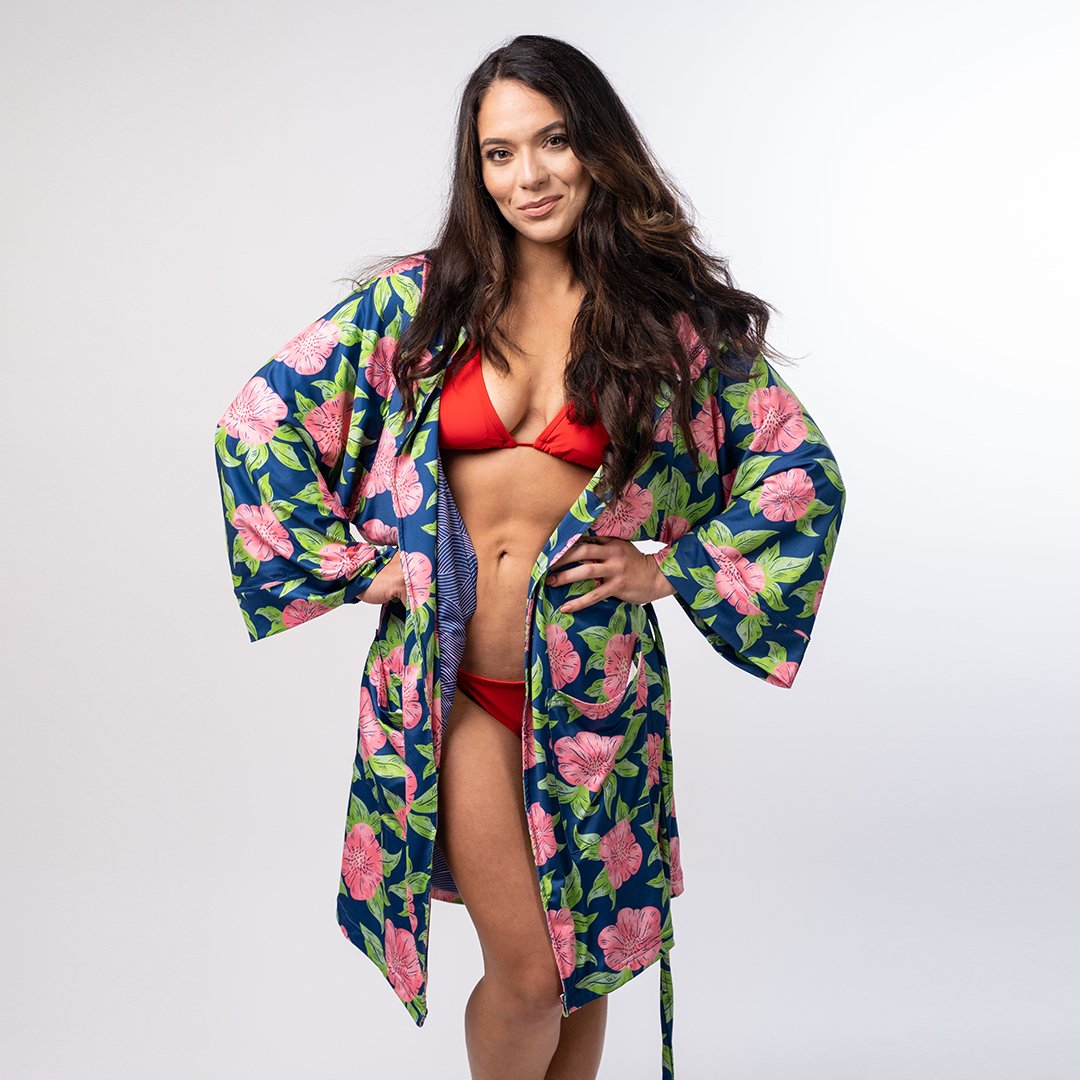 Bayahibe Rose: Lounge AnyWear Robe - Plover Robes