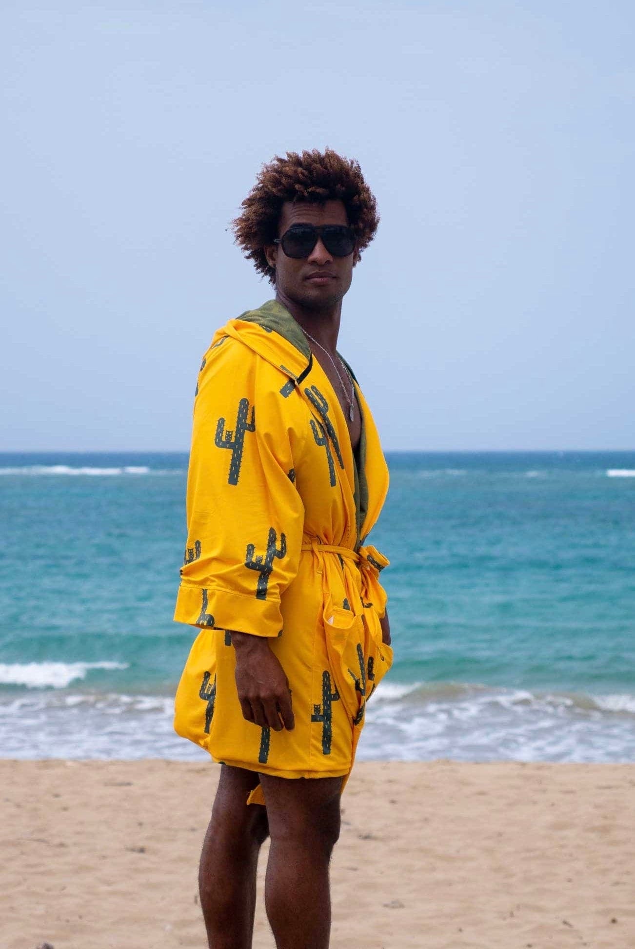 Cact Me Outside: Lounge AnyWear Robe - Plover Robes