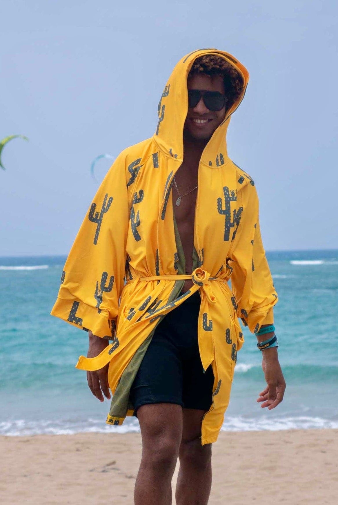 Cact Me Outside: Lounge AnyWear Robe - Plover Robes