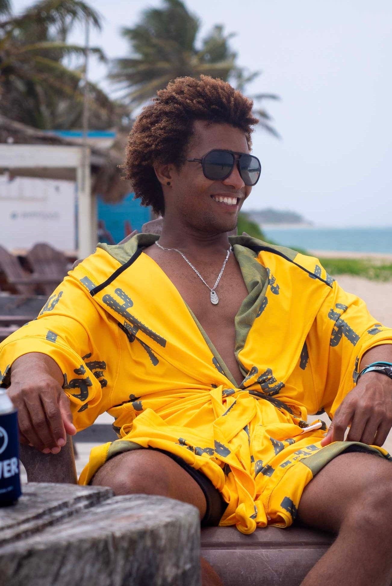 Cact Me Outside: Lounge AnyWear Robe - Plover Robes