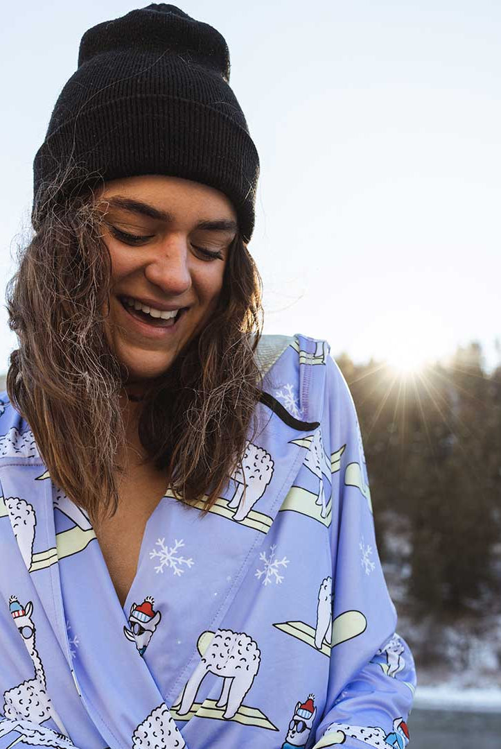 Cool Llama: Lounge AnyWear Robe - Plover Robes