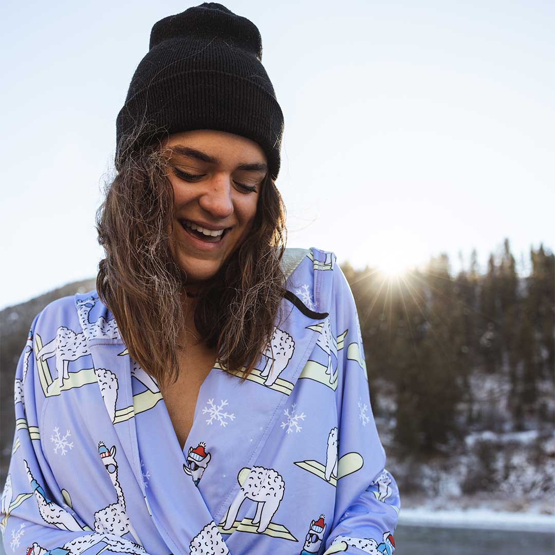 Cool Llama: Lounge AnyWear Robe - Plover Robes