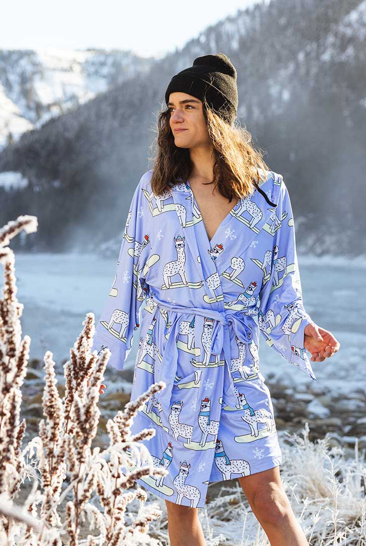 Cool Llama: Lounge AnyWear Robe - Plover Robes