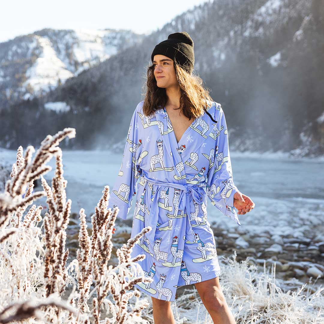 Cool Llama: Lounge AnyWear Robe - Plover Robes