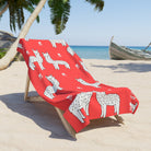 Hot Llama Beach Towel - Plover Robes