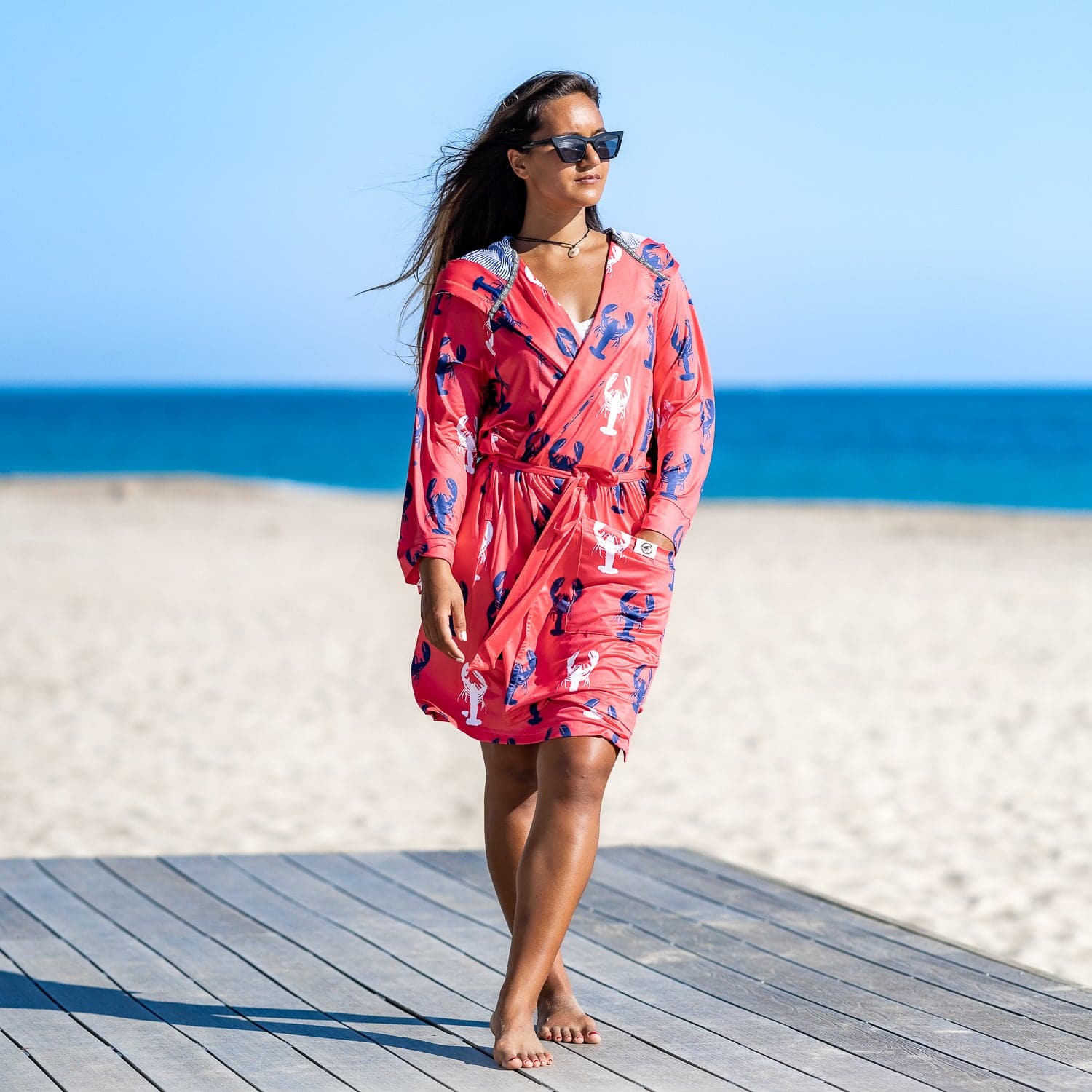 Langosta Americana 2.0: Travel AnyWear Robe - Plover Robes