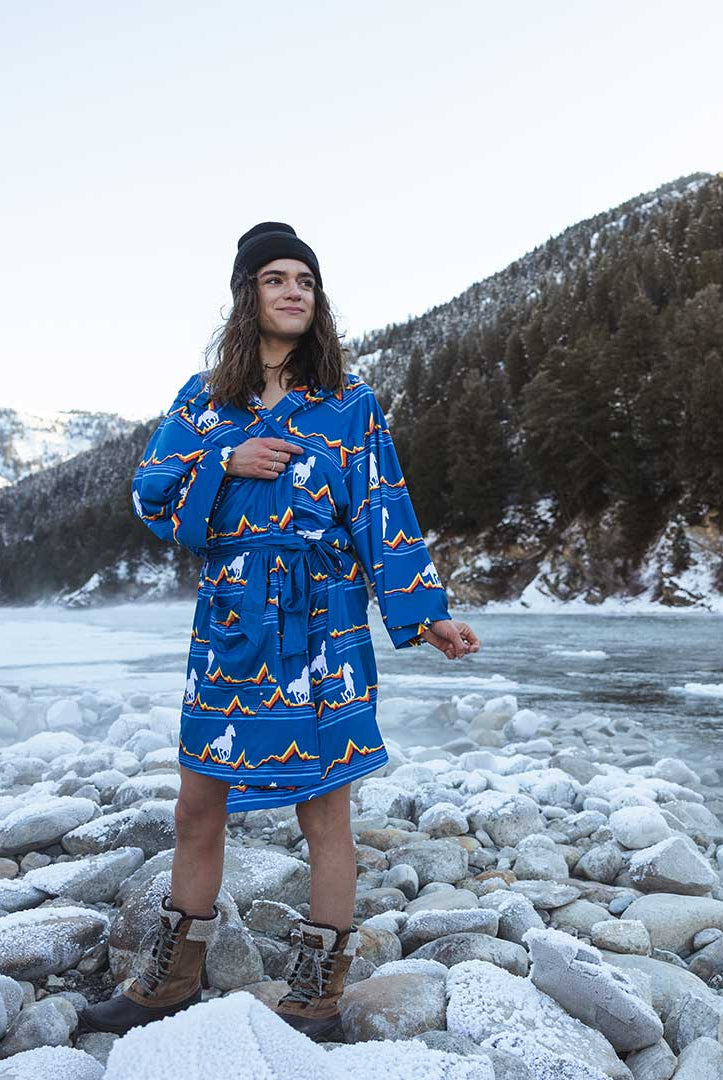 Montucky Cold Snacks: Lounge AnyWear Robe - Plover Robes