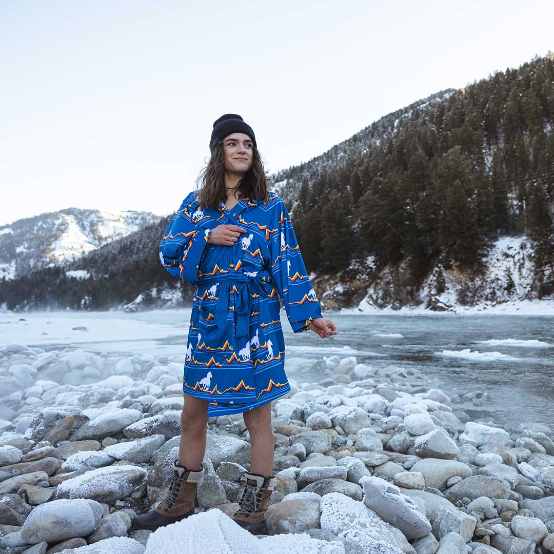 Montucky Cold Snacks: Lounge AnyWear Robe - Plover Robes