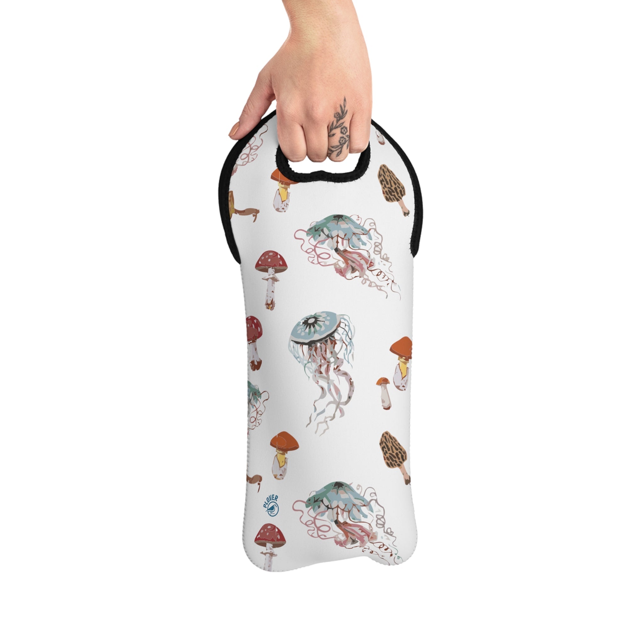 Psychajellic 750mL - 1L Bottle Tote Bag - Plover Robes