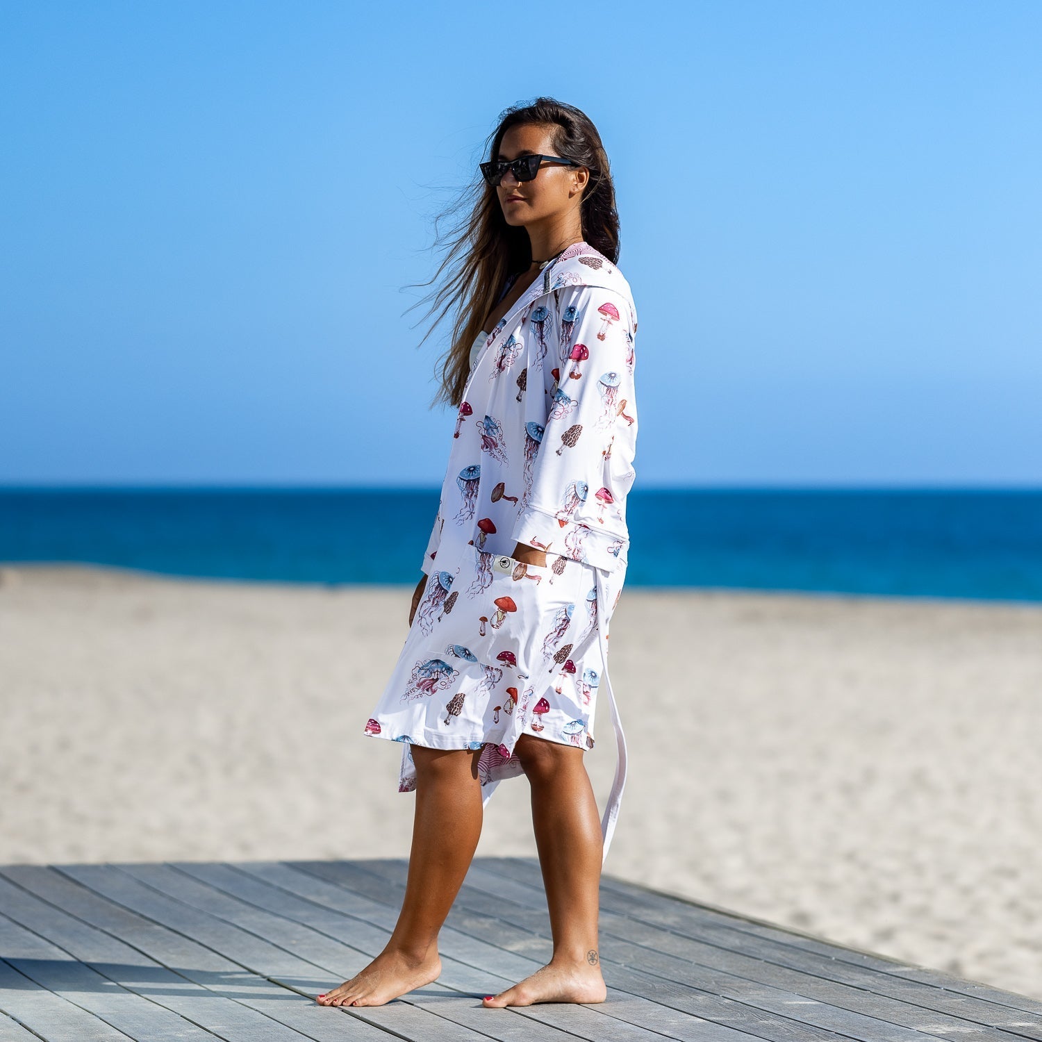 Psychajellic: Travel AnyWear Robe - Plover Robes