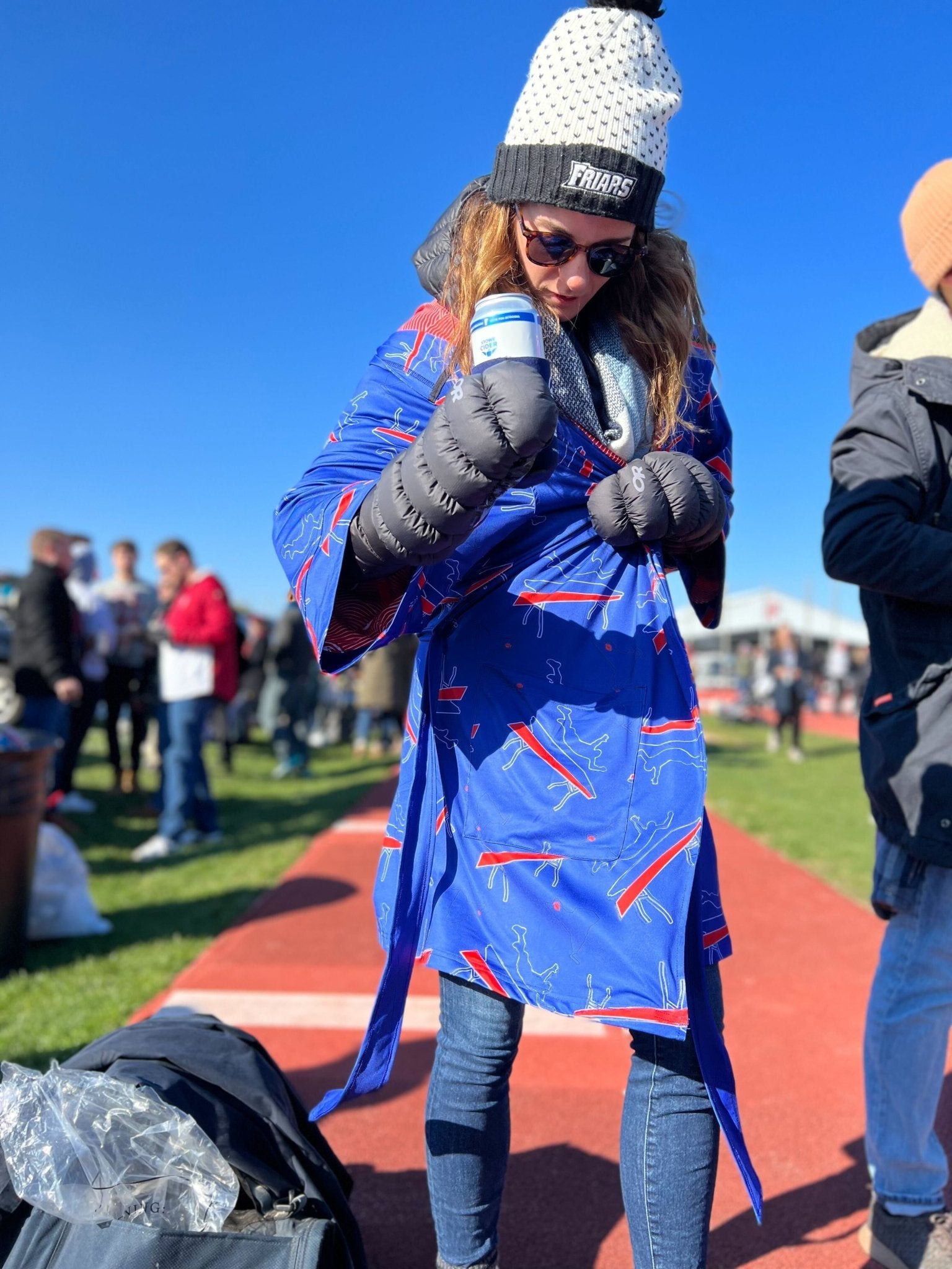 Table Crasher hooded robe - Plover Robes