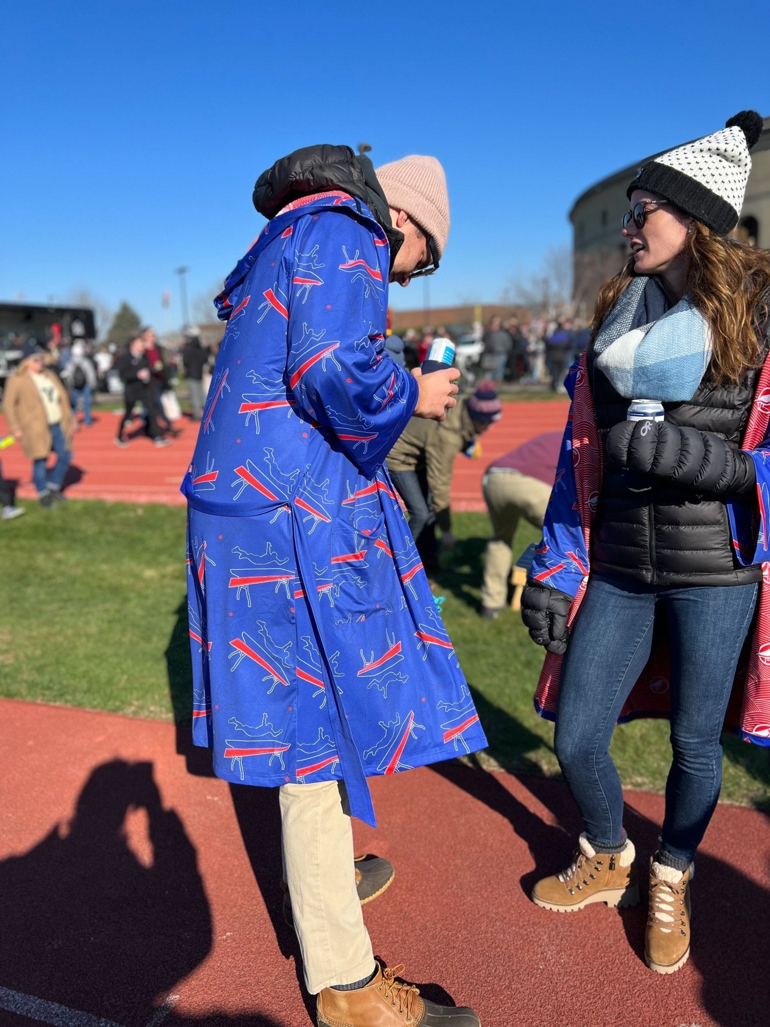 Table Crasher hooded robe - Plover Robes