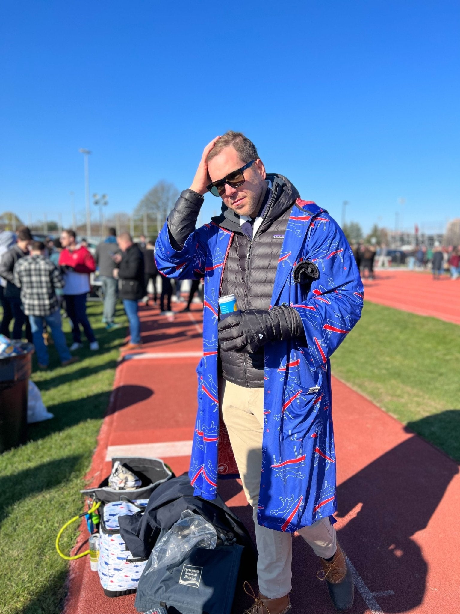 Table Crasher hooded robe - Plover Robes