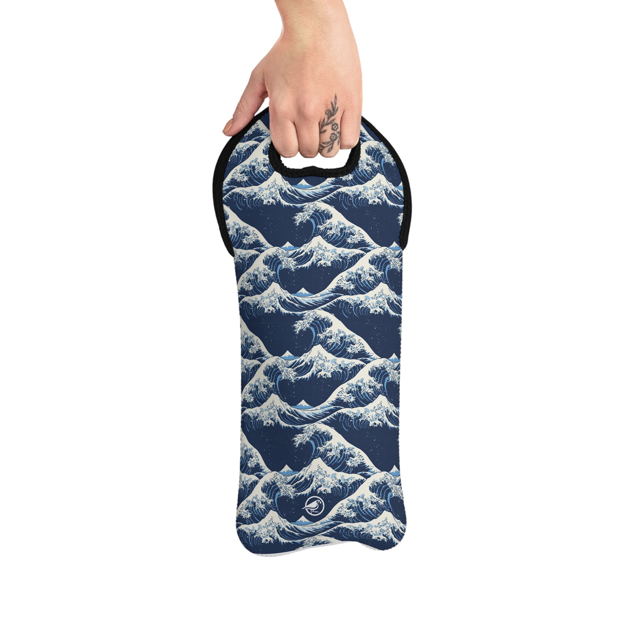 Wave 750mL - 1L Bottle Tote Bag - Plover Robes