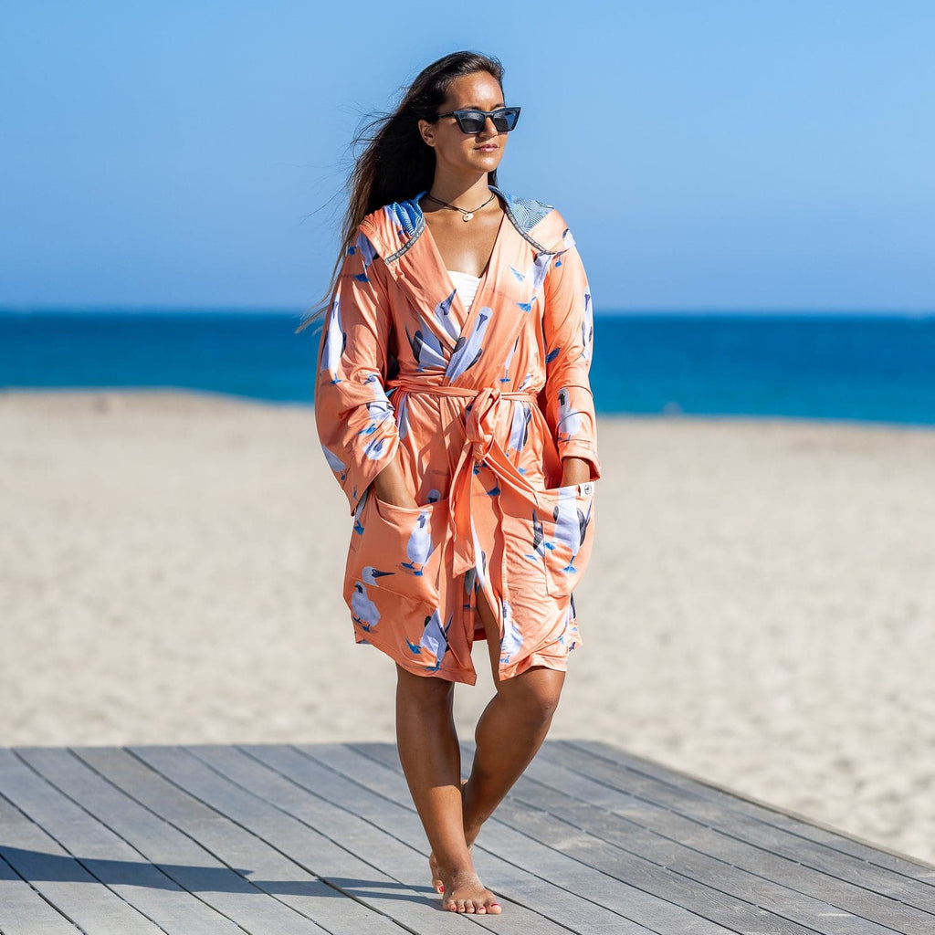 Blue Booby: Travel AnyWear Robe - Plover Robes