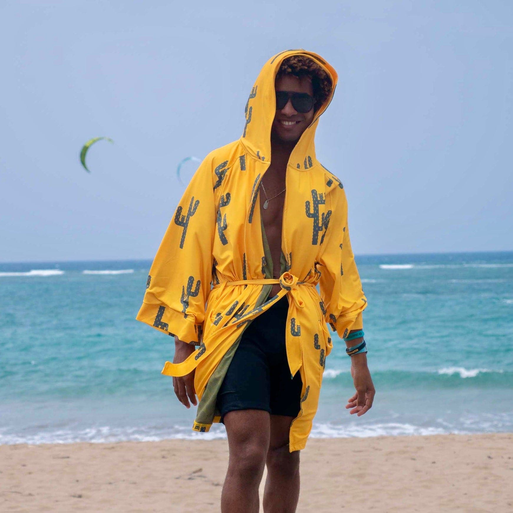 Cact Me Outside: Lounge AnyWear Robe - Plover Robes