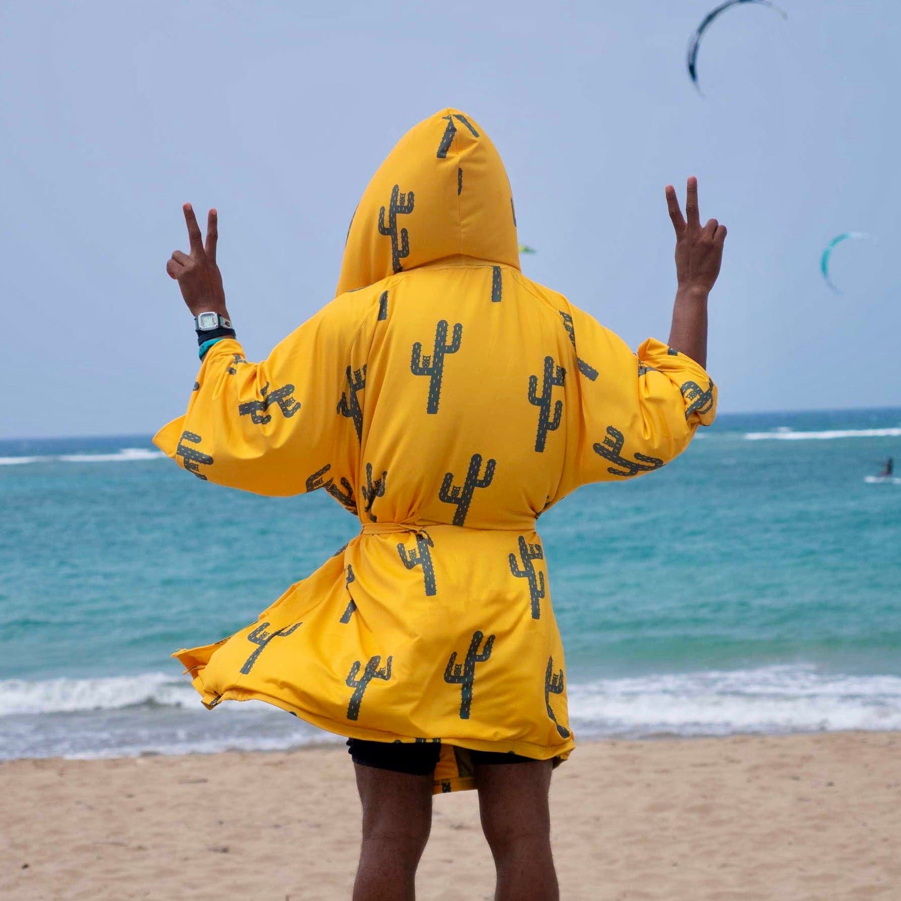 Cact Me Outside: Lounge AnyWear Robe - Plover Robes