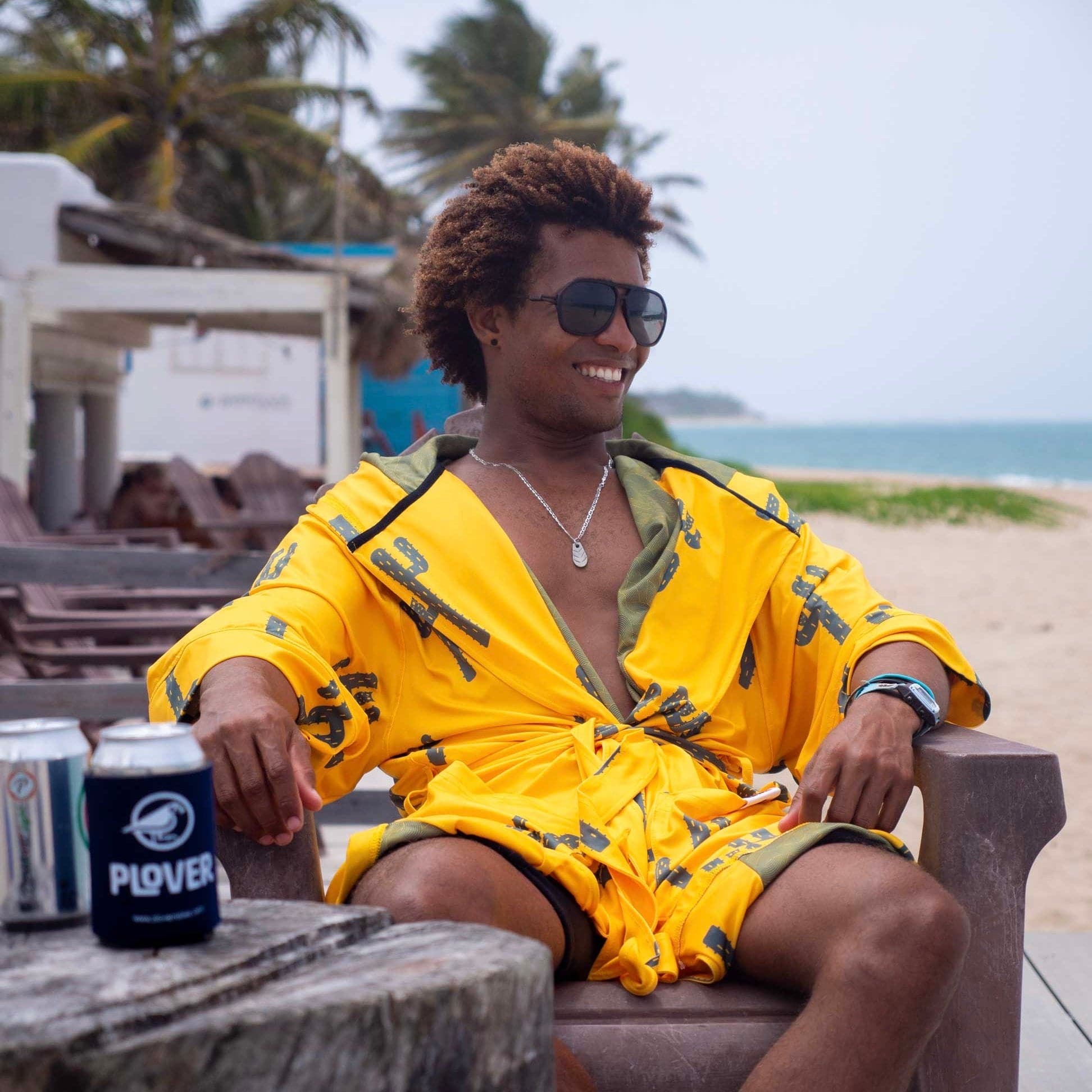 Cact Me Outside: Lounge AnyWear Robe - Plover Robes