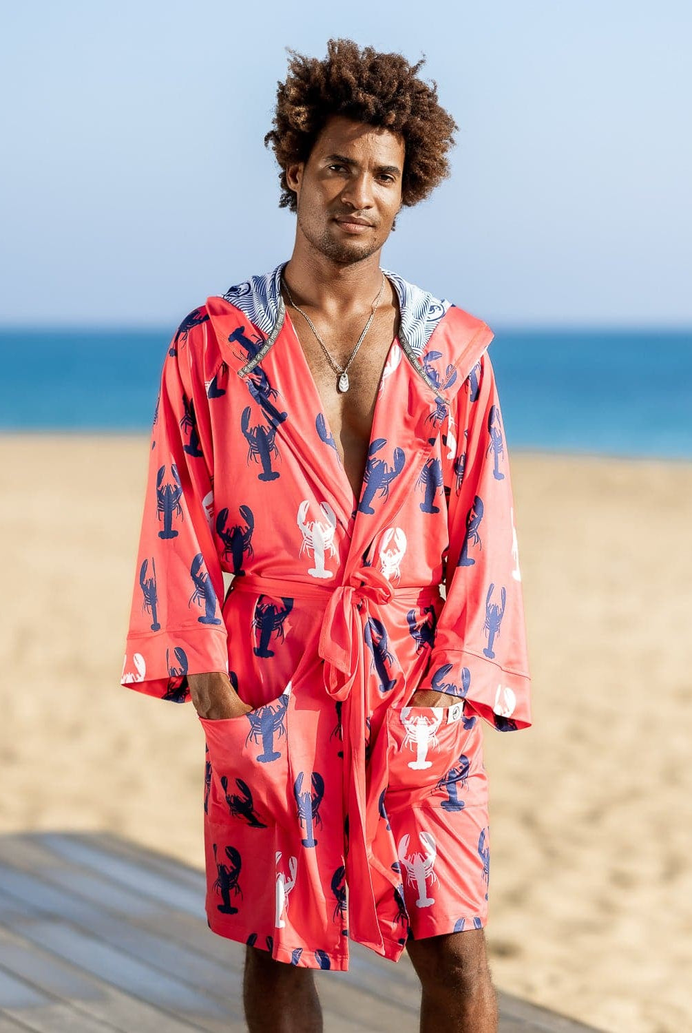 Langosta Americana 2.0: Travel AnyWear Robe - Plover Robes