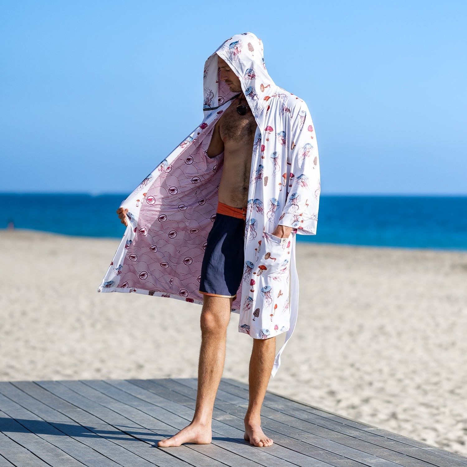 Psychajellic: Travel AnyWear Robe - Plover Robes