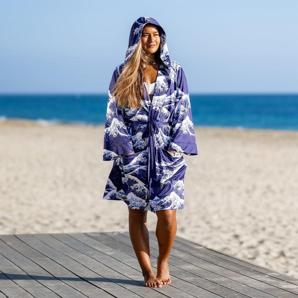The Wave: Travel AnyWear Robe - Plover Robes
