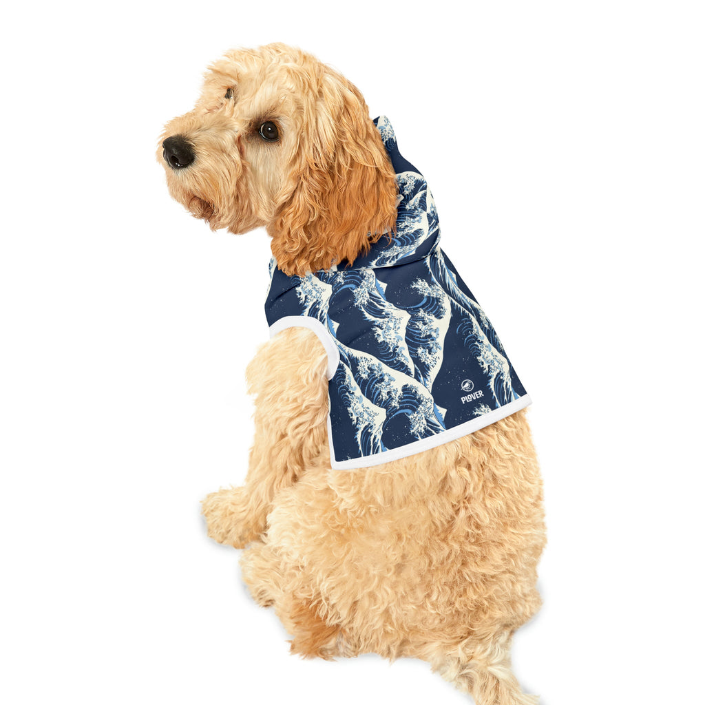 Wave Pet Hoodie - Plover Robes
