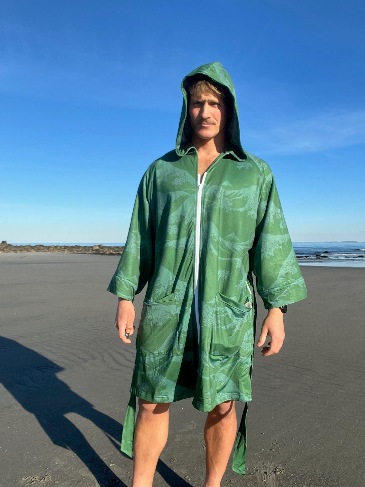 Winter Wave: Fleece Lined Change AnyWear Robe – Plover Robes