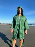 Winter Wave: Fleece Lined Change AnyWear Robe - Plover Robes